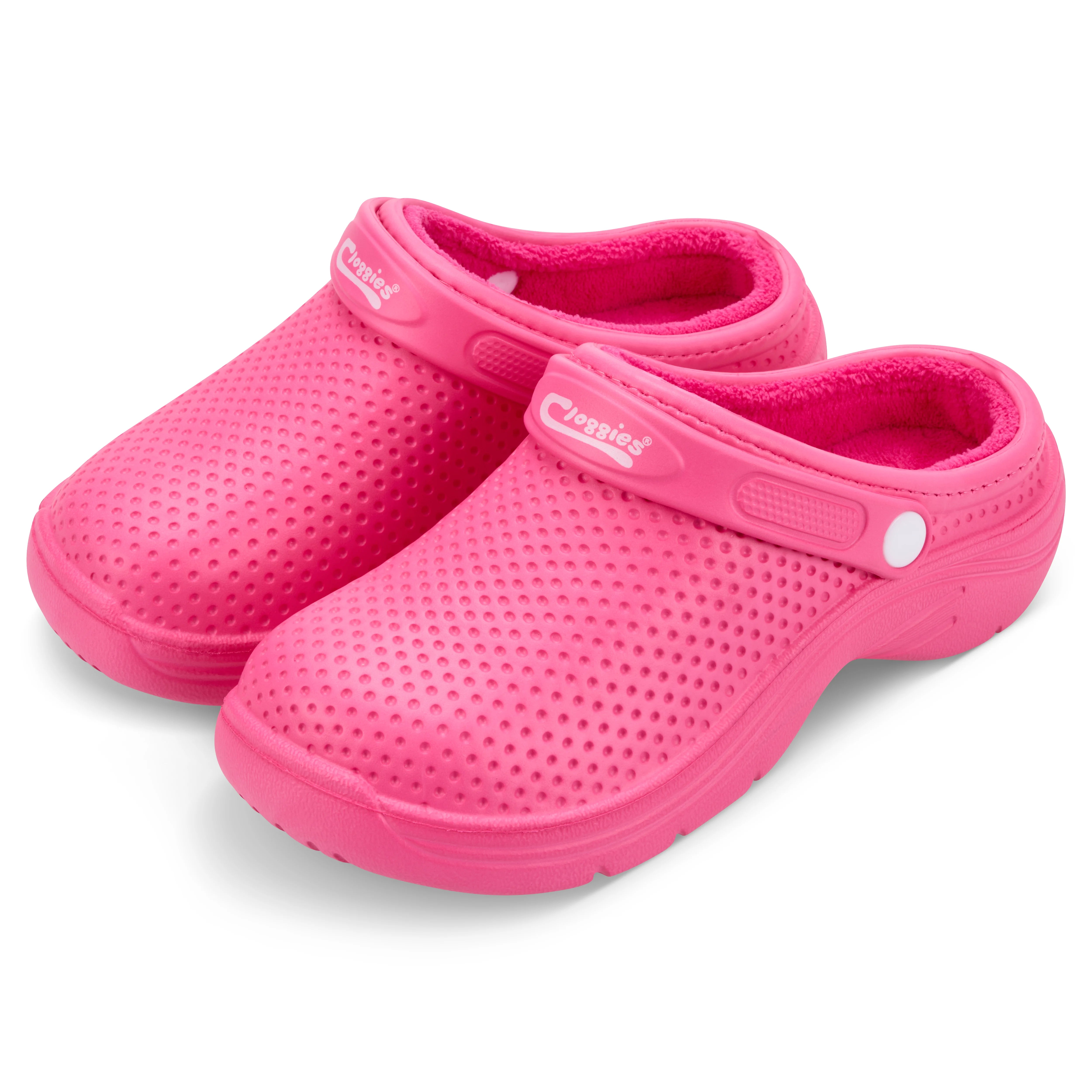 Town & Country Fleecy Eva Cloggies© Hot Pink