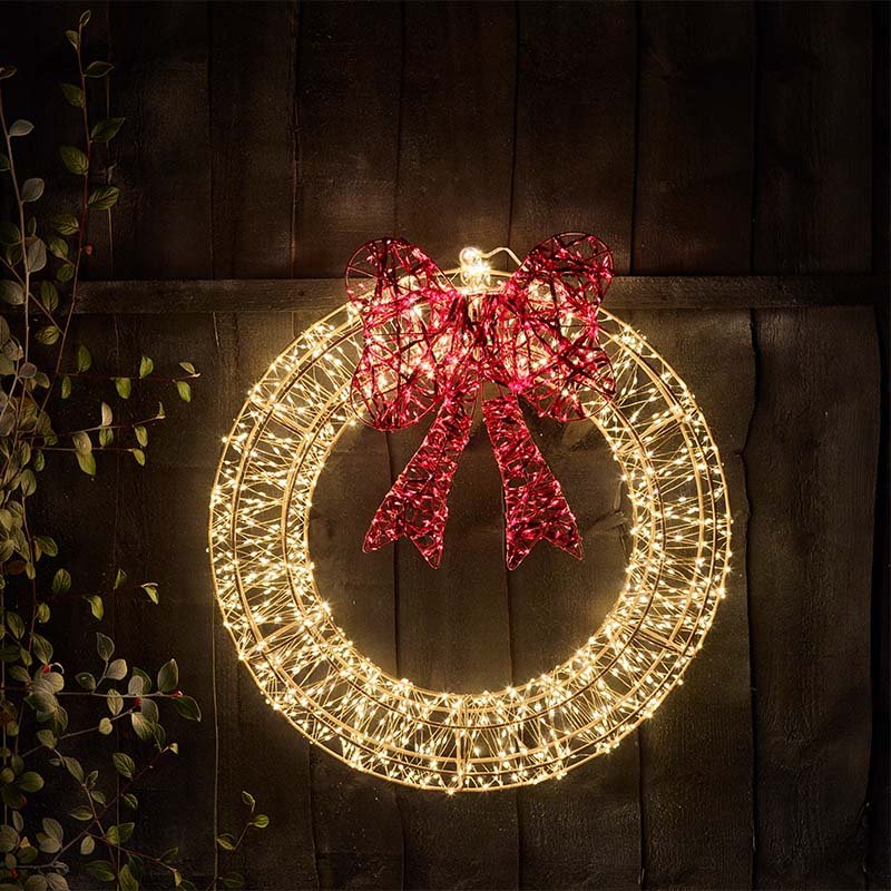Smart Garden 1440 LED Galaxy Wreath - Warm White 50cm  LV