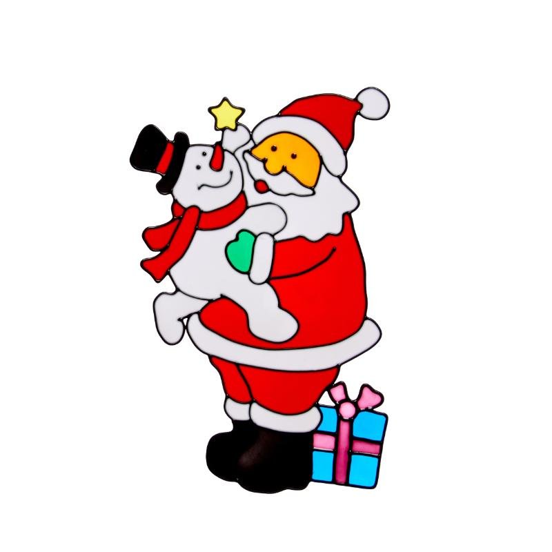 Smart Garden 35cm Santa & Frosty Window Sticker