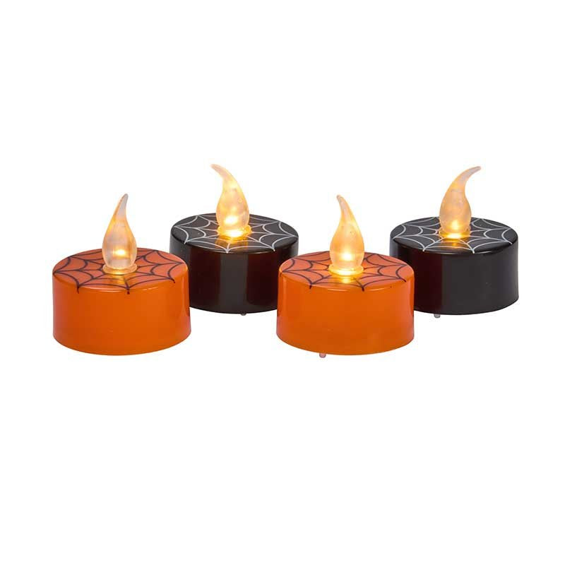 Smart Garden Spider Web LED T-Lights 4pk