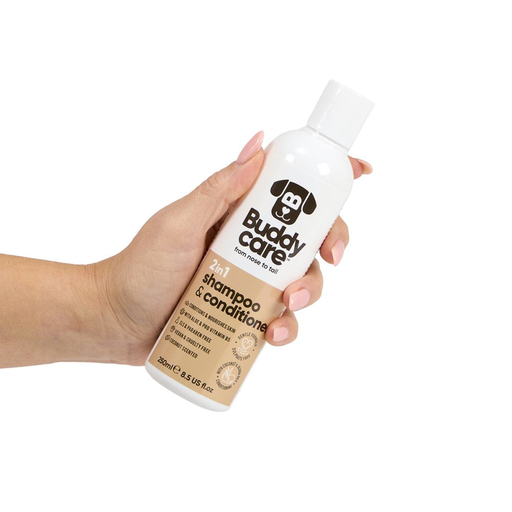 Petface Buddycare 2 In 1 Dog Shampoo & Conditioner Coconut 250ml
