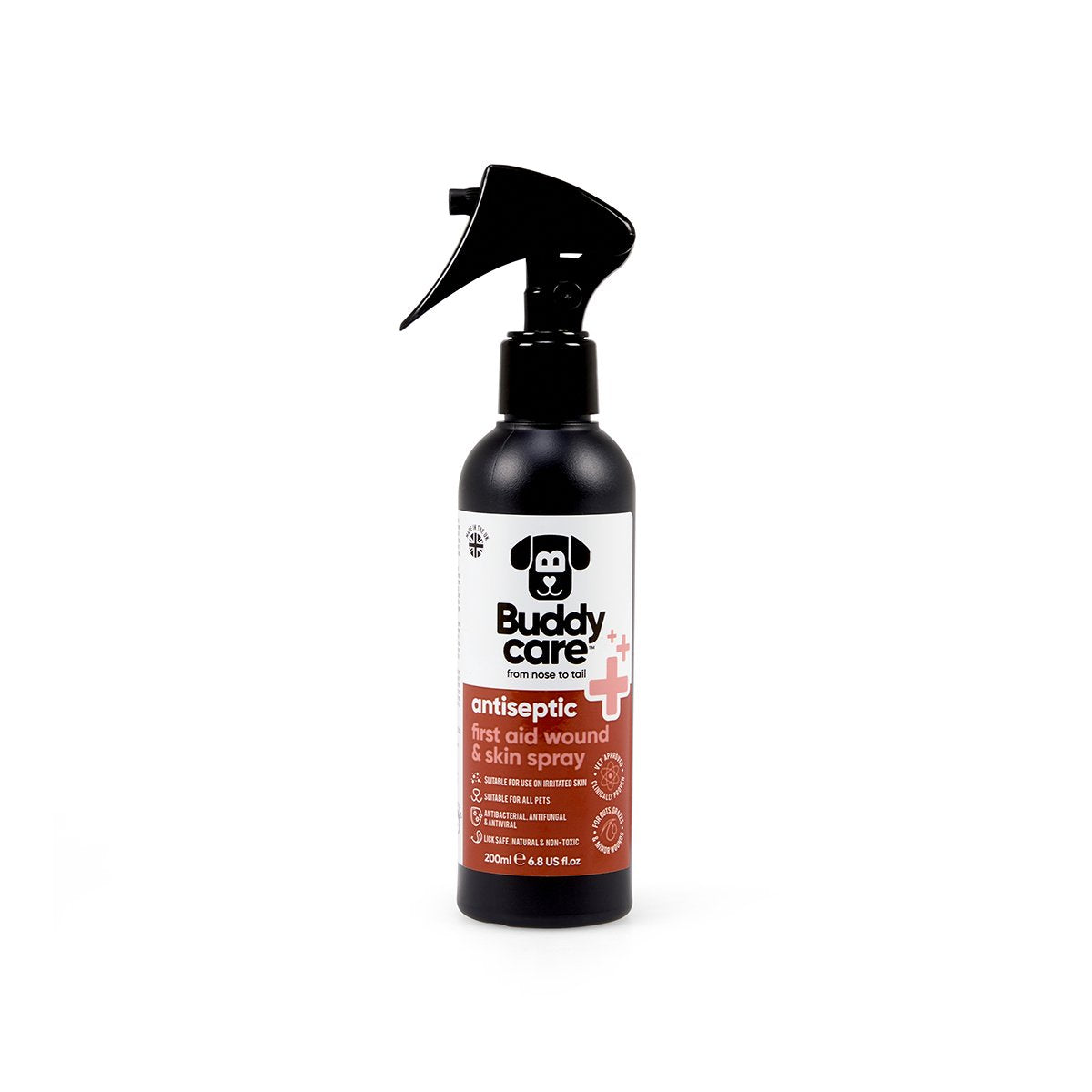 Petface Buddycare Pet Antiseptic First Aid Wound & Skin Spray 200ml