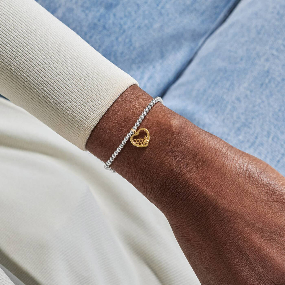 Joma Jewellery A Little 'Make Today Bee-Utiful' Bracelet
