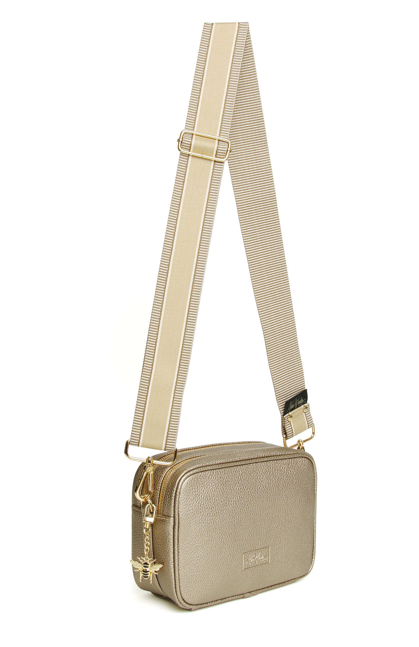Alice Wheeler Soho Cross Body Bag Bronze