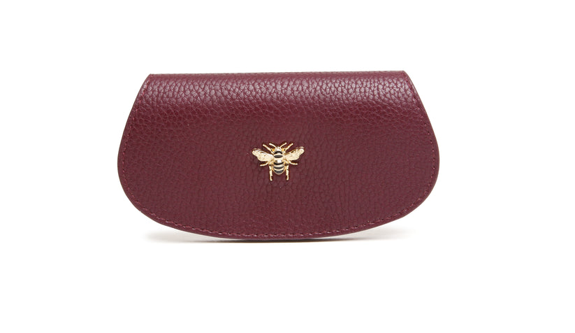 Alice Wheeler Glasses Case Berry