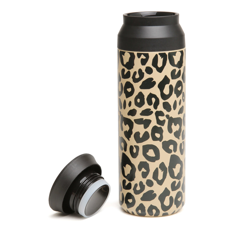 Alice Wheeler Water Bottle 500ml Leopard
