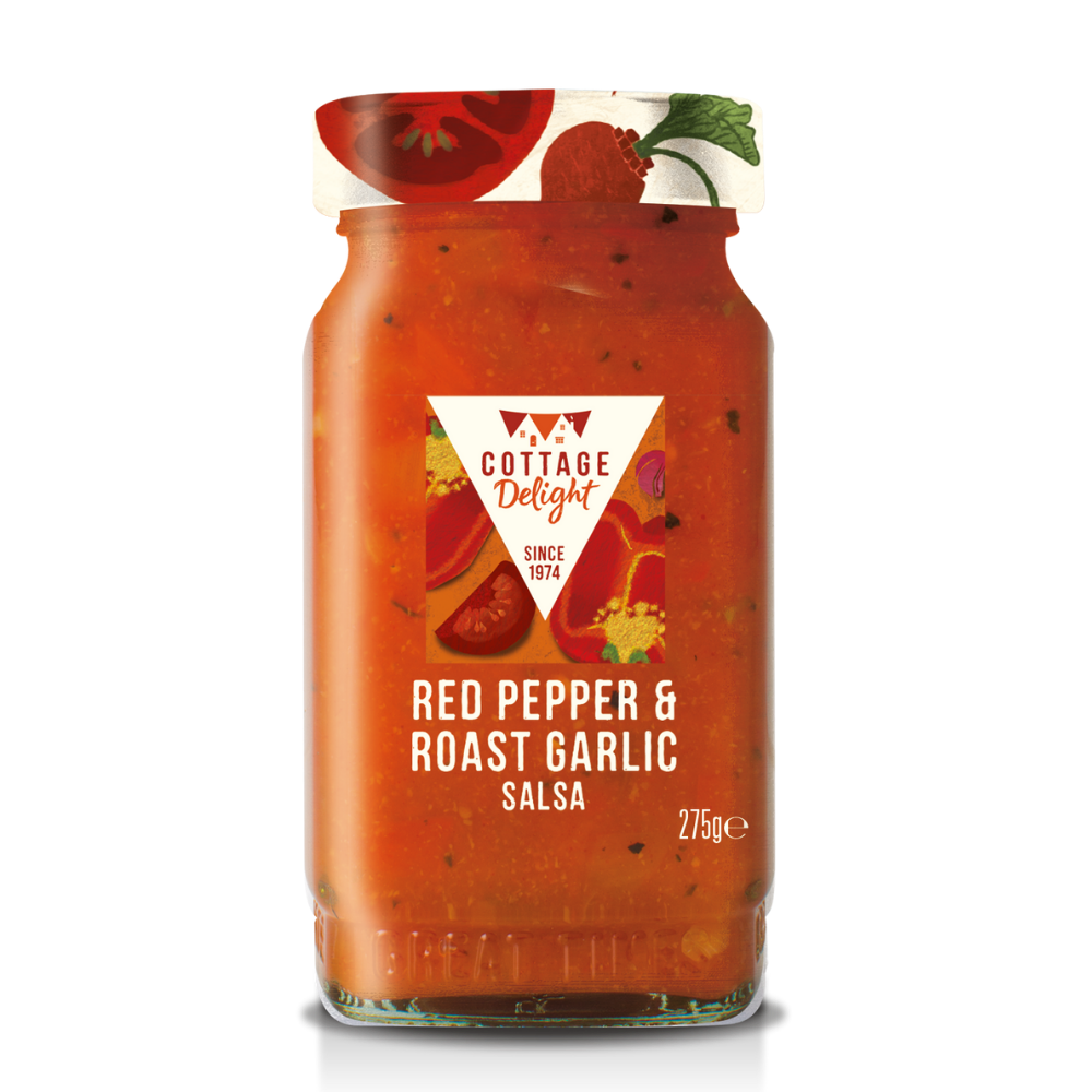 Cottage Delight Red Pepper & Roast Garlic Salsa 275g