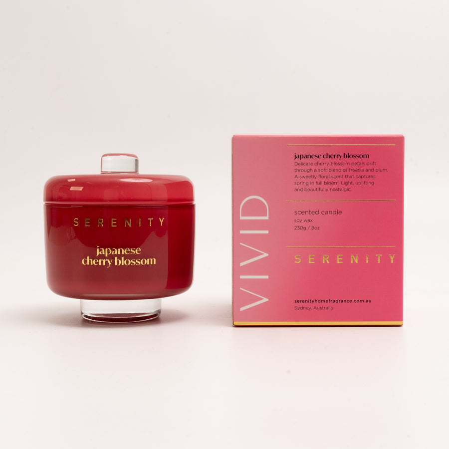 Vivid Serenity Candle Japanese Cherry Blossom 230g