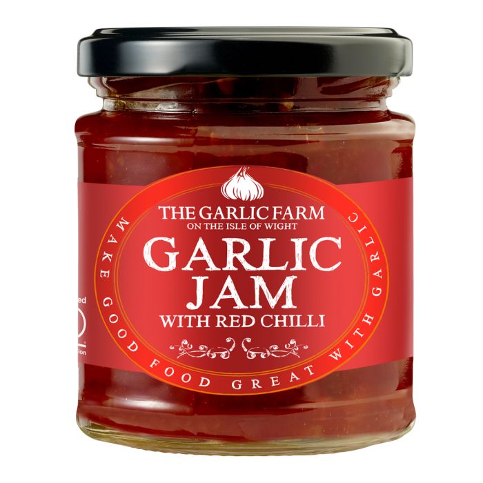 The Garlic Farm Garlic Jam with Chilli 220g