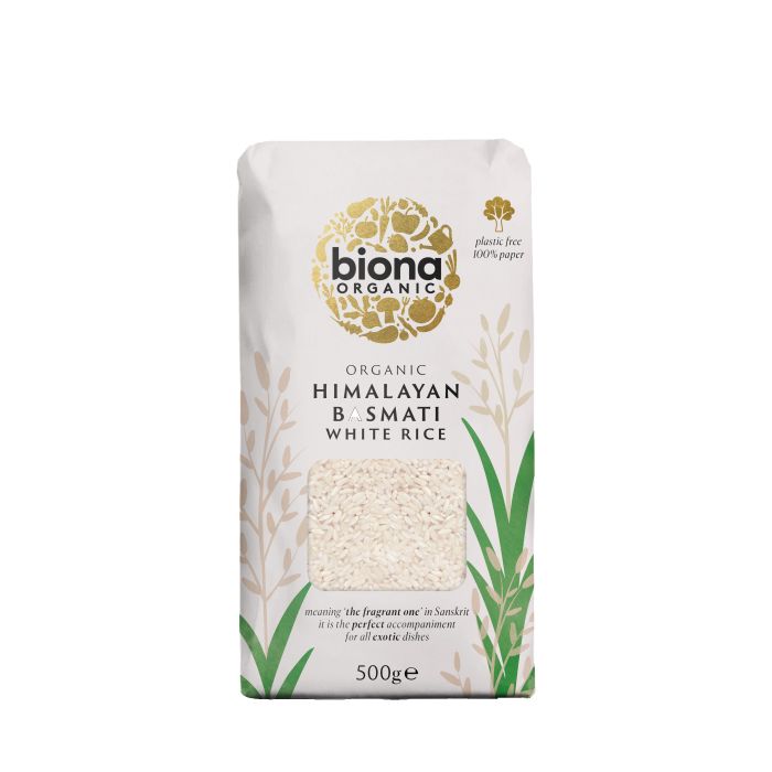 Biona Organic Basmati Rice White 500g