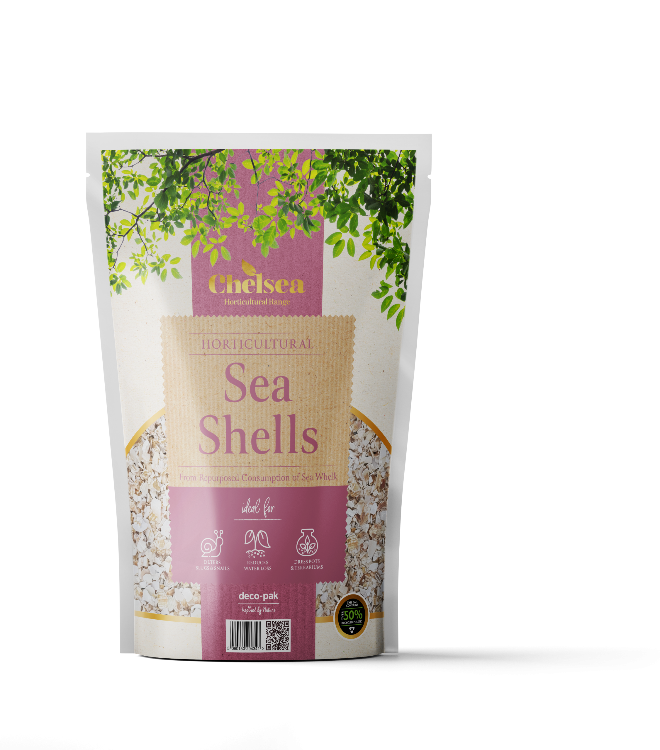 Chelsea Horticultural Sea Shells Pouch