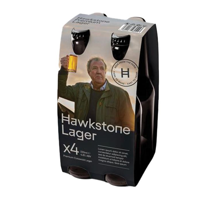 Hawkstone Premium Lager 4 Pack 4.8% ABV 300ml