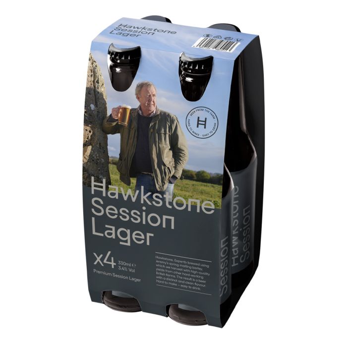 Hawkstone Session Lager 4 Pack 4% ABV 330ml
