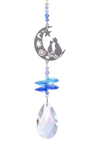 Wild Things Crystal Fantasy Two Cats -
Moonlight