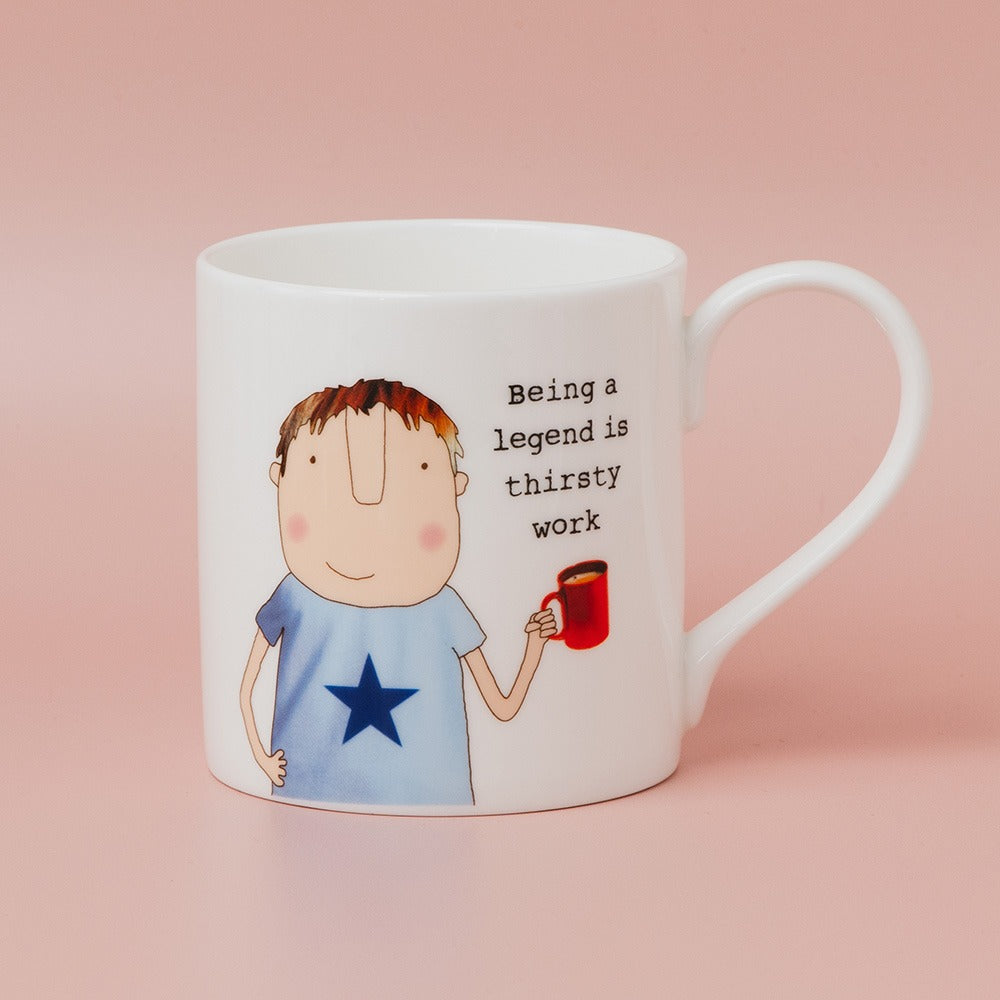 Rosie Made a Thing Thirsty Work Mug