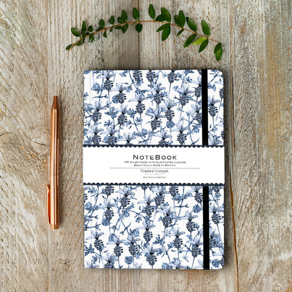 Toasted Crumpet Chateau (French Lavender) A5 Lined Notebook