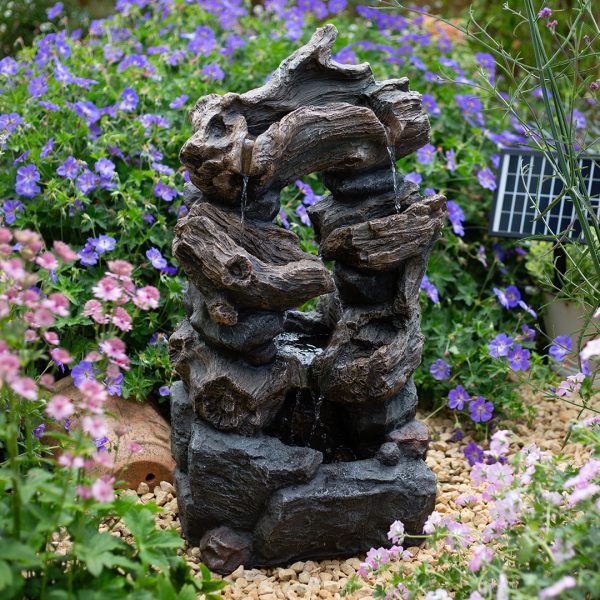 Easy Fountain Sherwood Falls LED Solar Water Feature