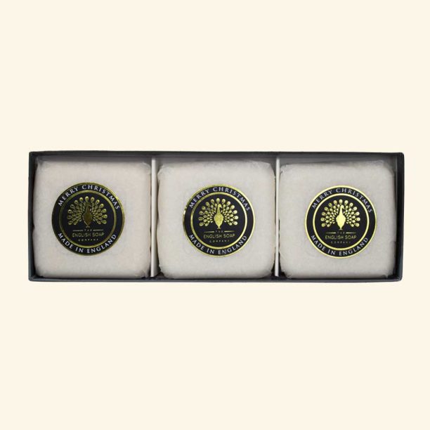 The English Soap Company Victorian Christmas Triple Soap Gift Box