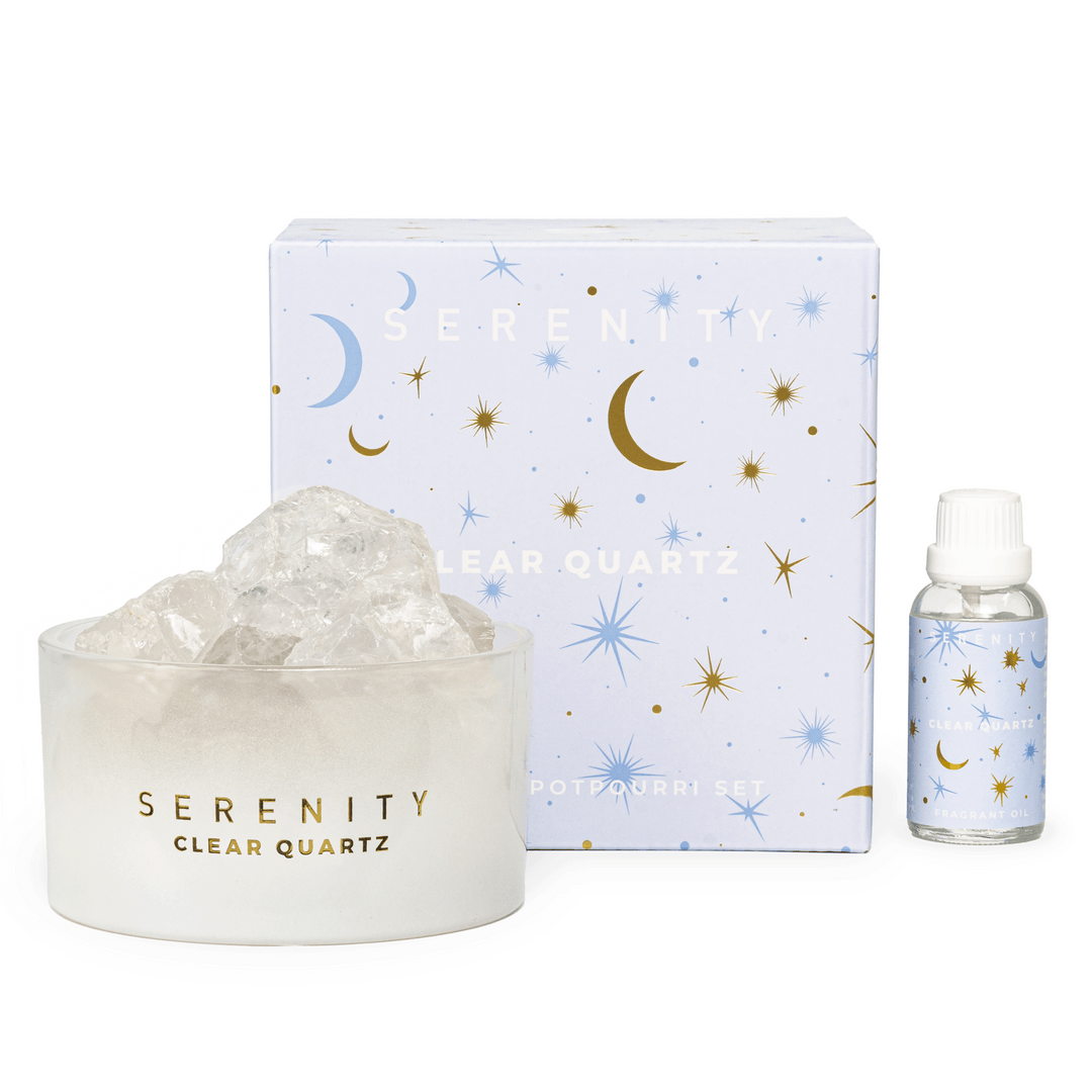 Serenity Crystal Potpourri & Oil Healing Clear Quartz