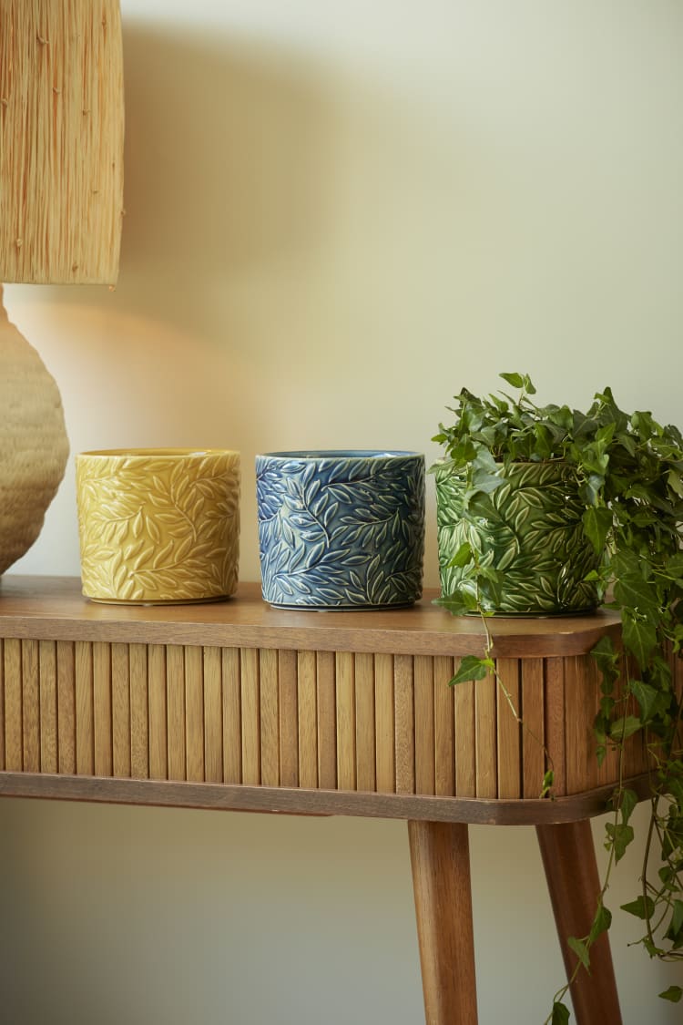 Woodlodge Sprig Indoor Pot Blue