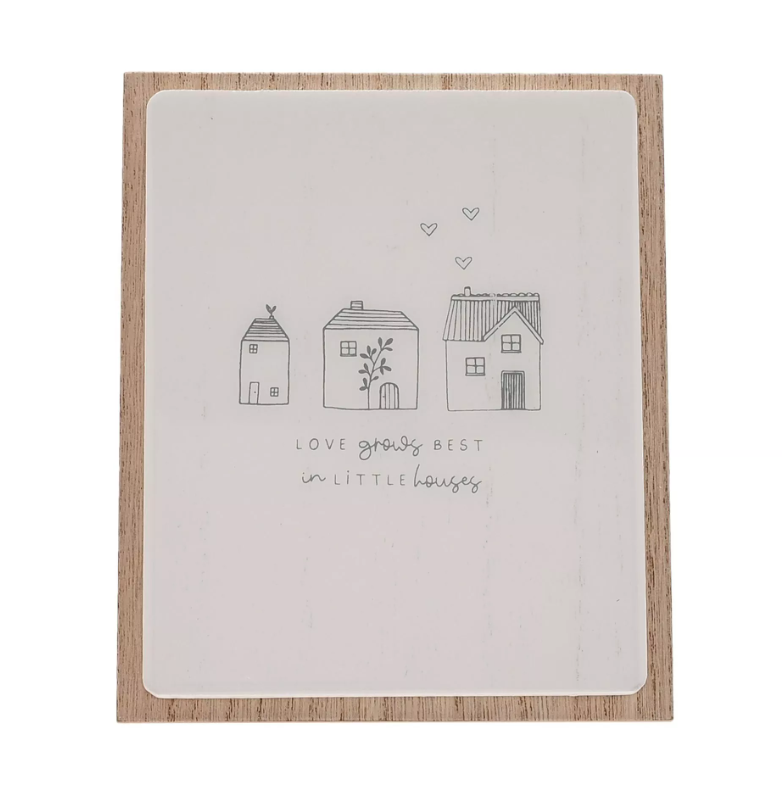 Celebrations Moments Layered Plaque - Little Houses
