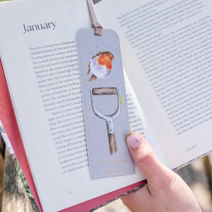 Wrendale 'The Gardener’s Friend' Robin Bookmark