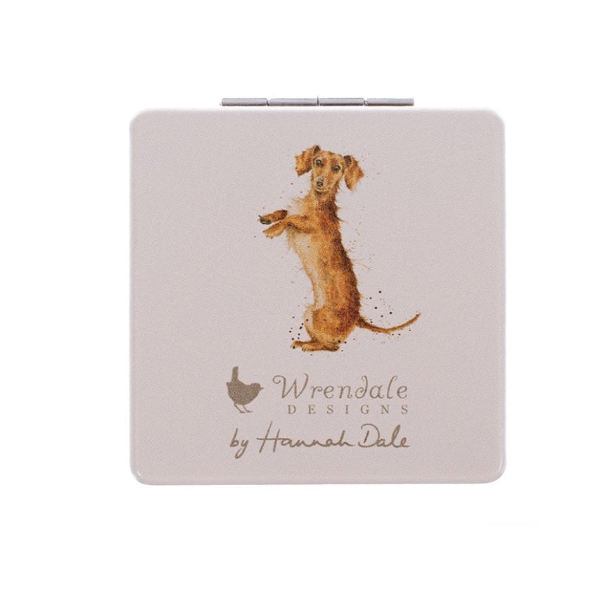 Wrendale 'That Friday Feeling' Dachshund Compact Mirror