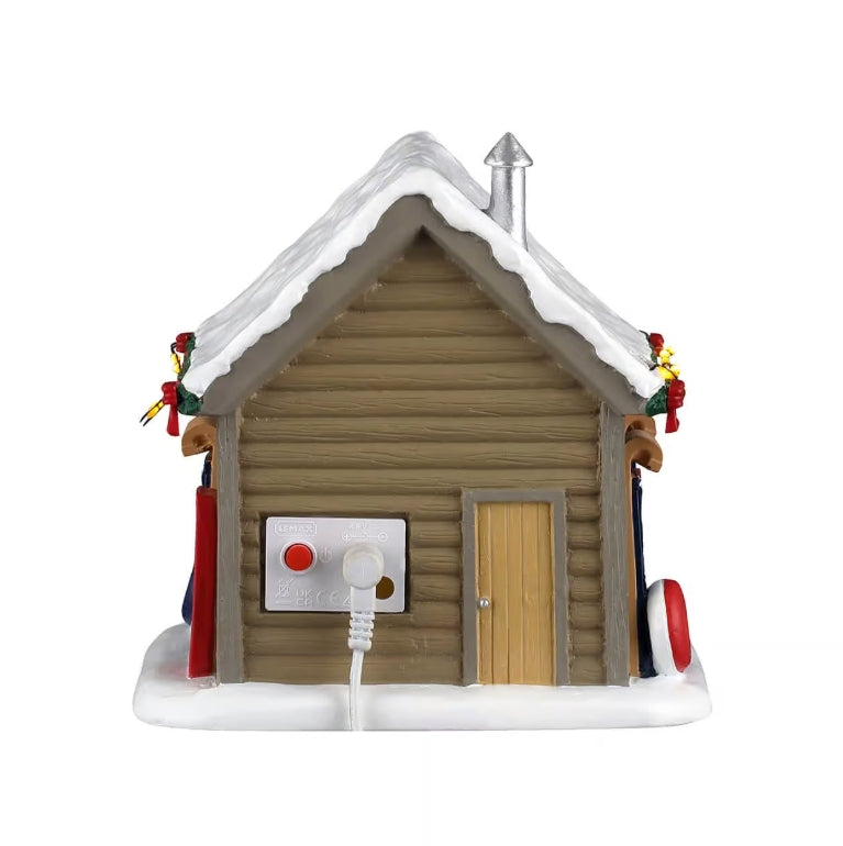 Lemax Slopeside Sled Rental AC Adaptable 64683