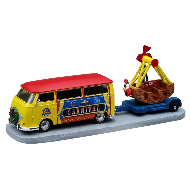 Lemax Towing Van With Carnival Ride 63818