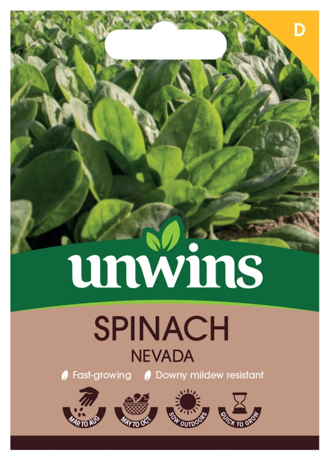 Unwins Spinach Nevada Seeds