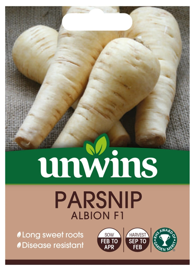 Unwins Parsnip Albion F1 Seeds