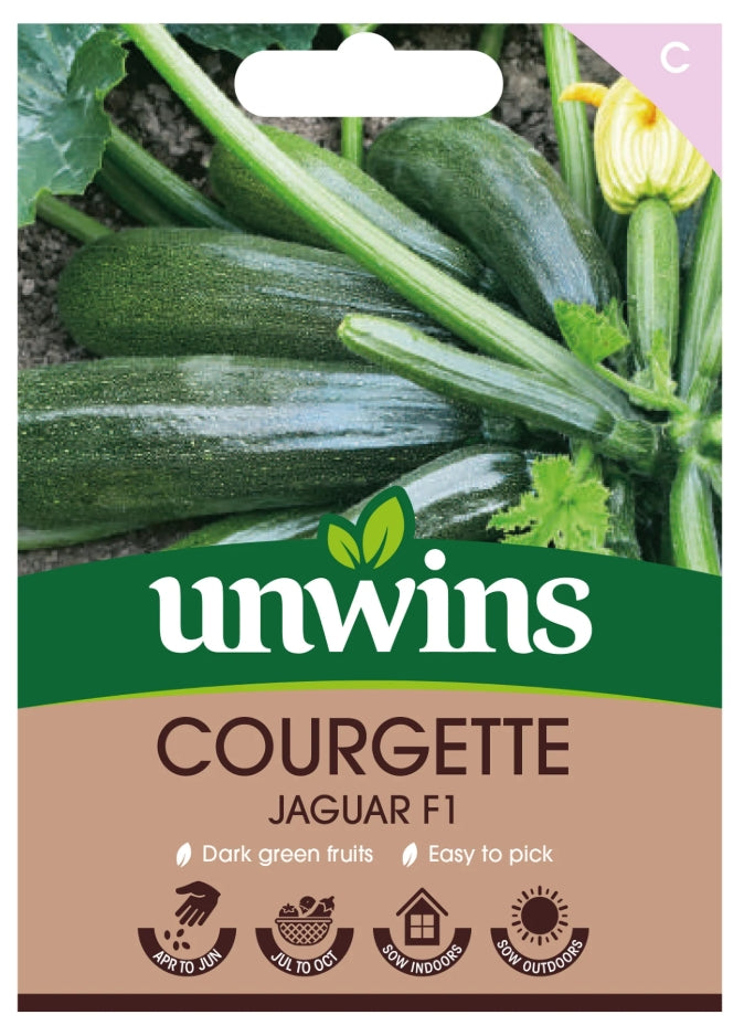 Unwins Courgette Jaguar F1 Seeds
