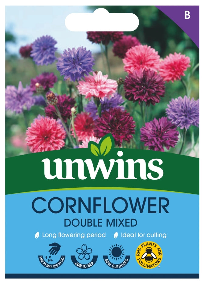 Unwins Cornflower Double Mix