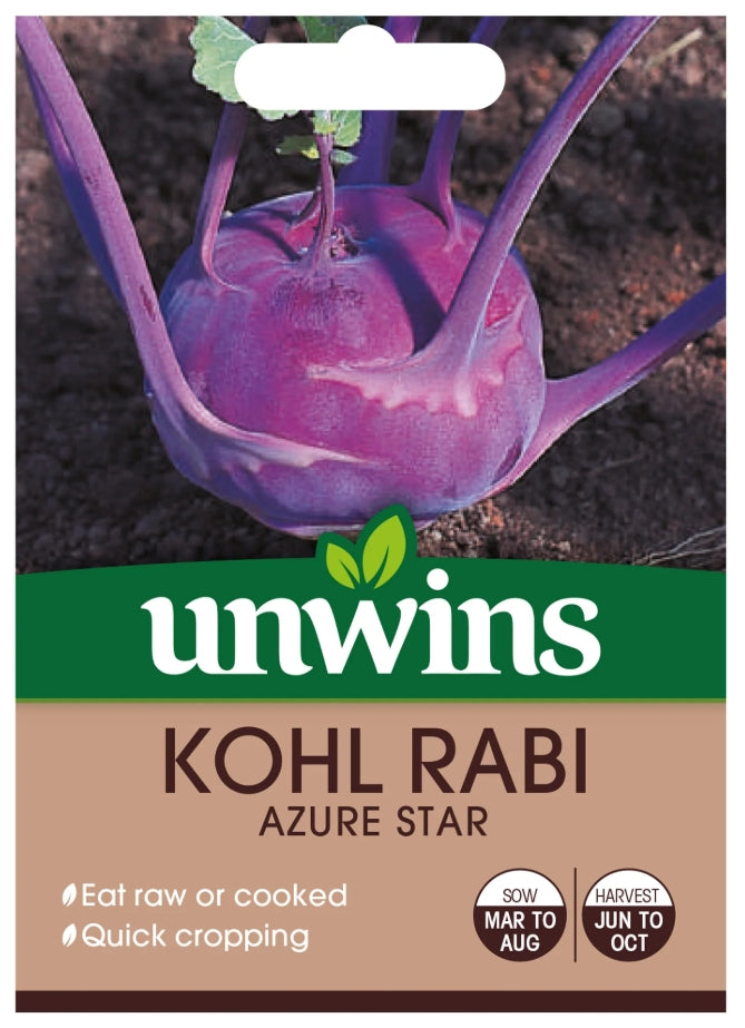Unwins Kohl Rabi Azure Star Seeds