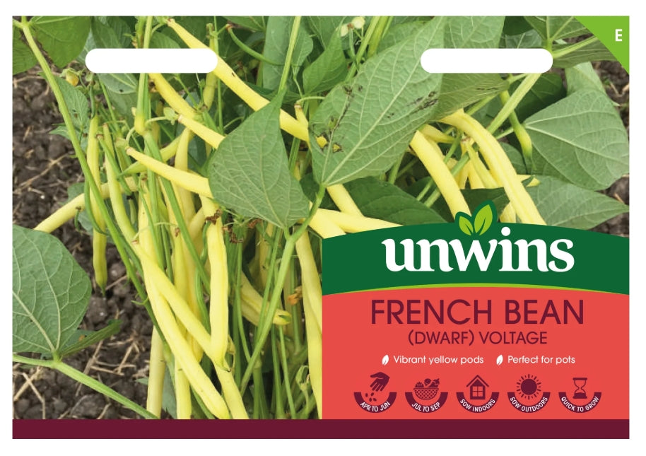 Unwins Dwarf French Bean Voltage Seeds