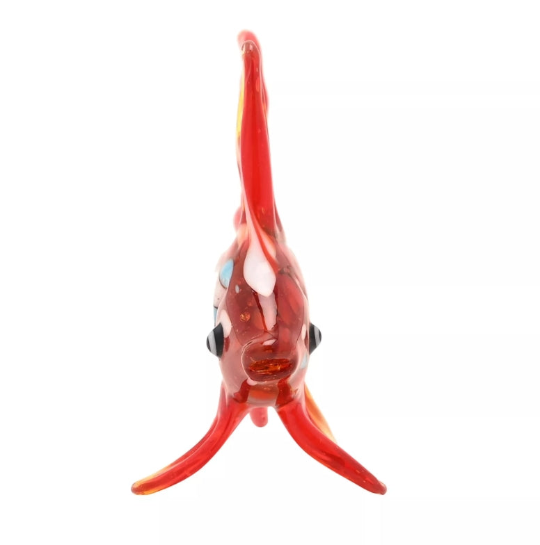 Objets D'art Miniature Glass Figurine Goldfish