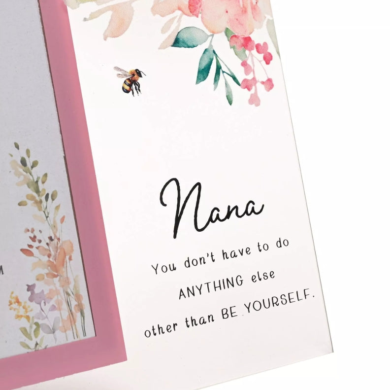 The Cottage Garden Glass Photo Frame - Nana