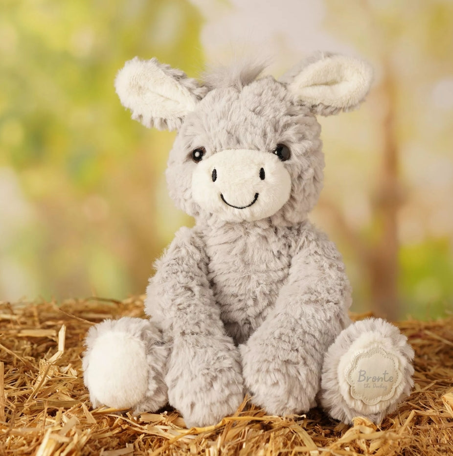Softies Bronte The Plush Sitting Donkey 22cm