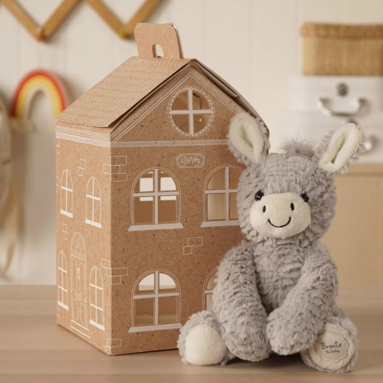 Softies Bronte The Plush Sitting Donkey 22cm