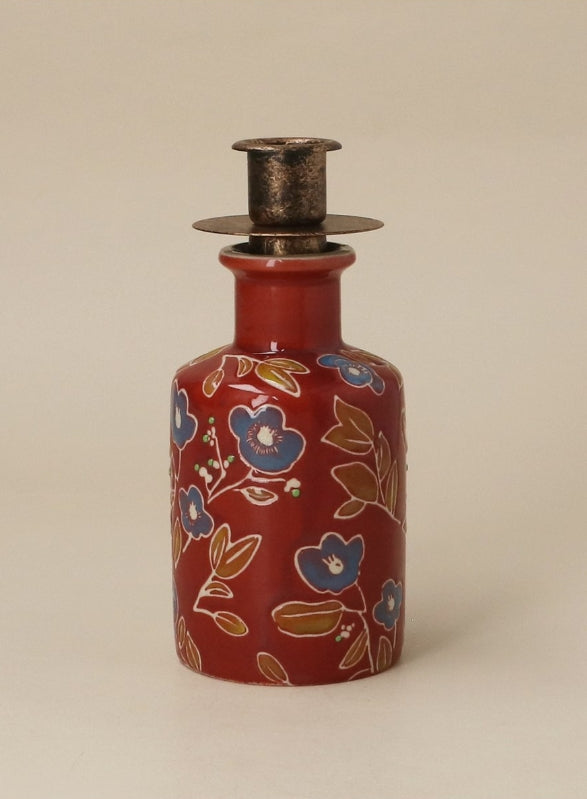 Gisela Graham Burnished Metal Candle Bottle Converter
