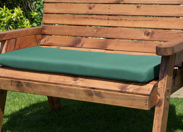 Charles Taylor Two Seater Bench Cushion Green