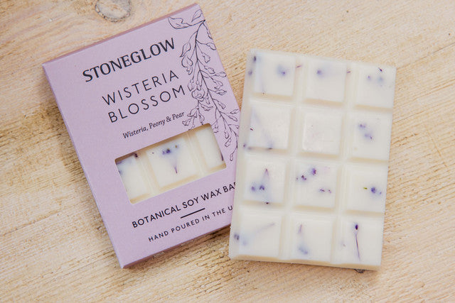 Stoneglow Botanical Wax Melt Bar Wisteria Blossom
