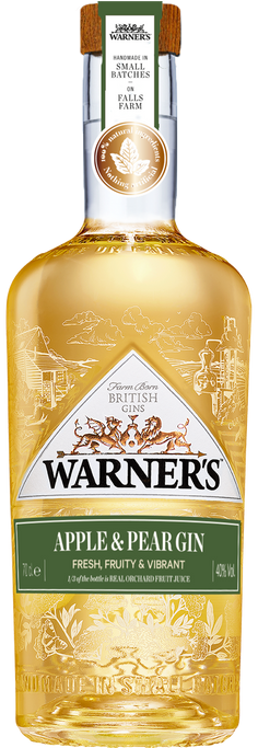 Warners Apple & Pear Gin 70cl