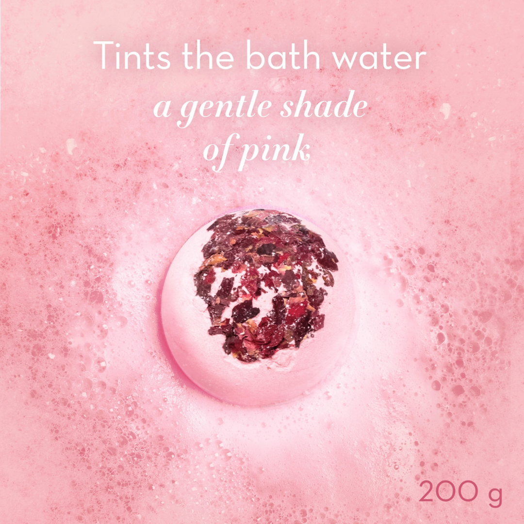 William Morris The Modern Homemaker Rose Petal Bath Bomb 200g