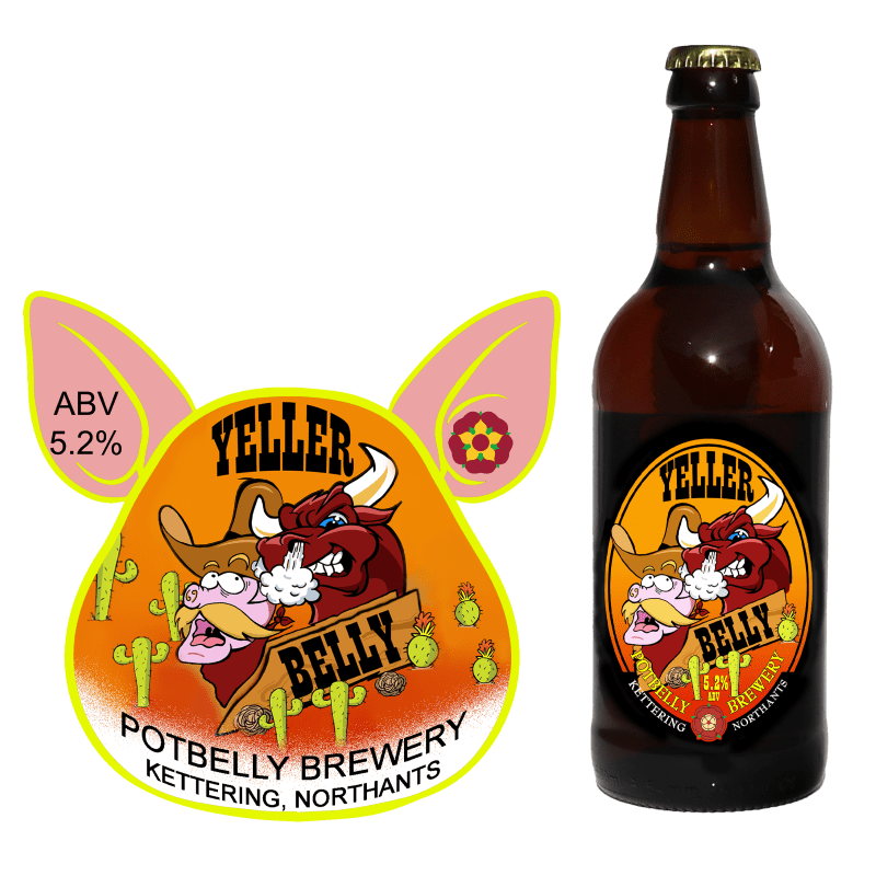 Potbelly Yeller Belly Beer 500ml