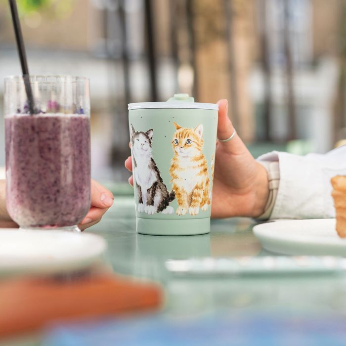 Wrendale Designs 'Feline Friends' Cat Thermal Travel Cup