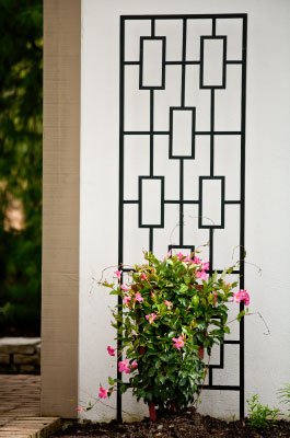 Panacea Contemporary Trellis-Black