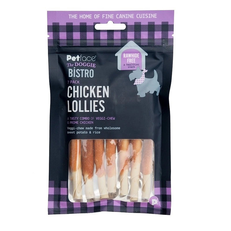 Petface Doggie Bistro Chicken Lollies 7 Pack