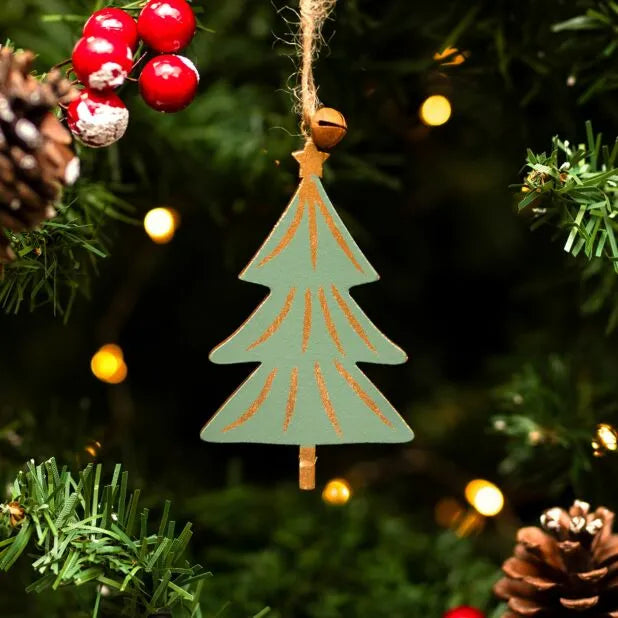 Gisela Graham N & E Wood Tree Dec