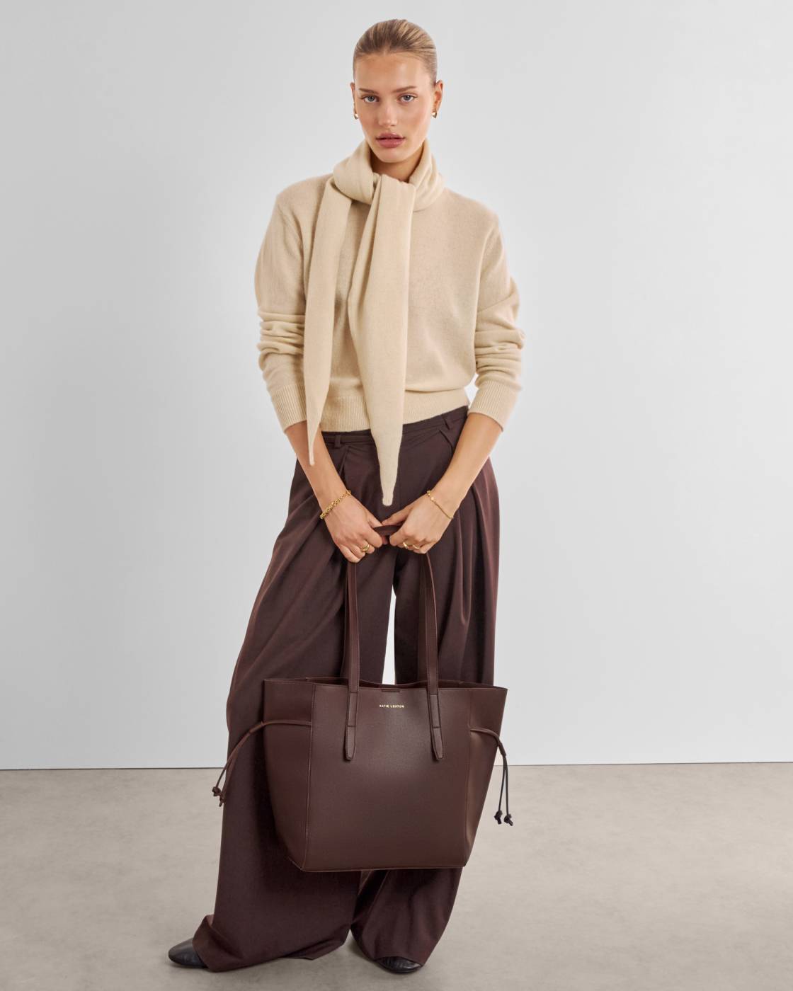 Katie Loxton Ashley Tote Bag Chocolate